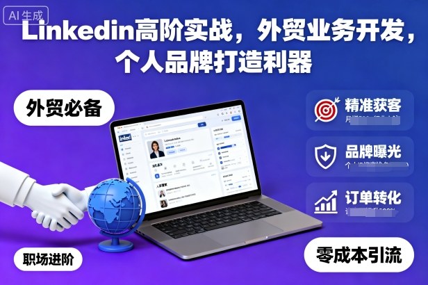 1-490.jpg Linkedin高阶实战,外贸业务开发,个人品牌打造利器