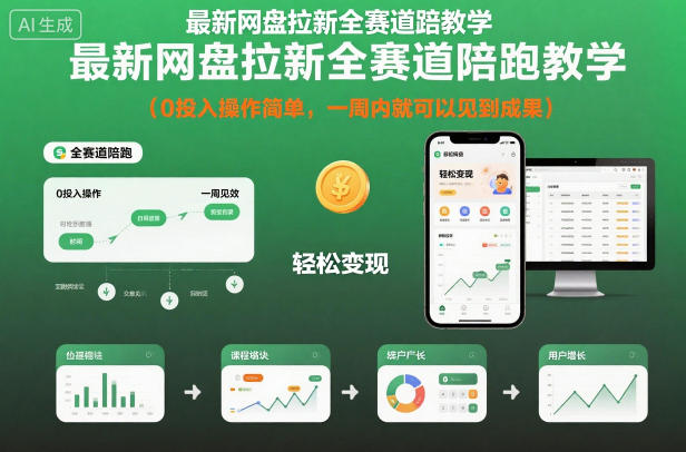 1-329.jpg 最新网盘拉新全赛道陪跑教学,0投入操作简单,一周内就可以见到成果