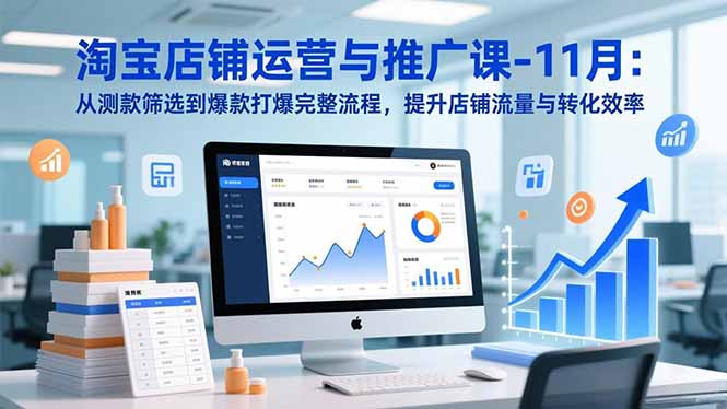 (16714期)淘宝店铺运营与推广课-11月:从测款筛选到爆款打爆完整流程,提升店铺流量与转化效率 (16714期)淘宝店铺运营与推广课-11月:从测款筛选到爆款打爆完整流程,提升店铺流量与转化效率