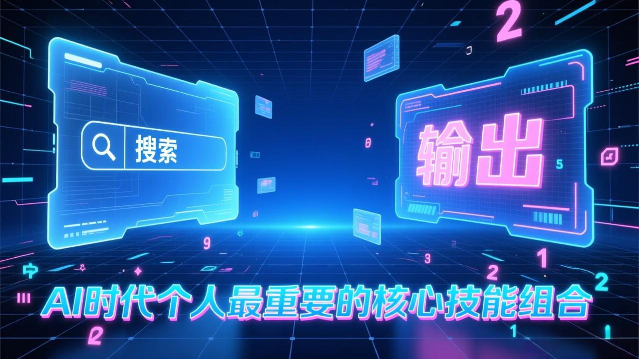 （17074期）付费文章：AI时代个人最重要的核心技能组合：&ldquo;输出能力&rdquo;和&ldquo;搜索能力&rdquo;