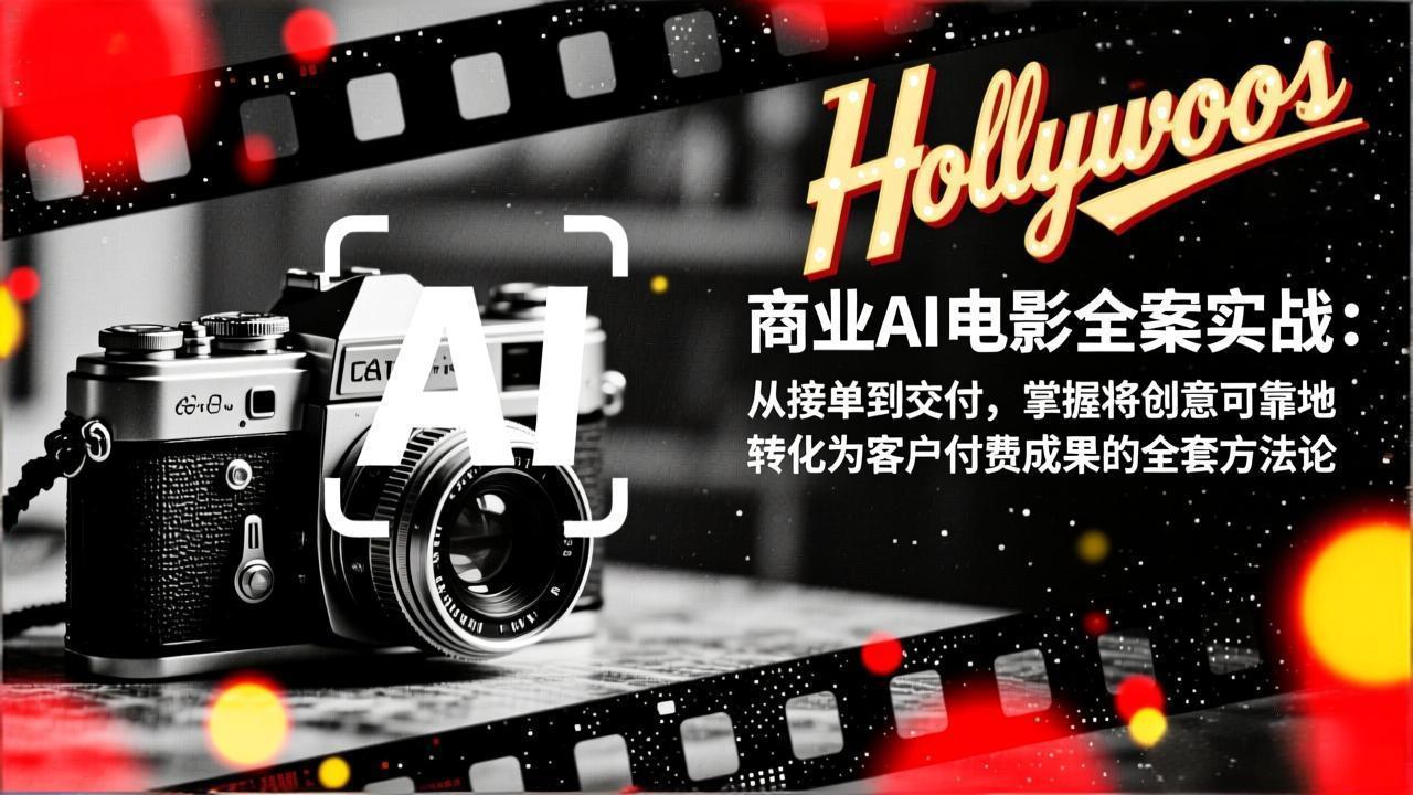 (17092期)商业AI电影全案实战:从接单到交付,掌握将创意可靠地转化为客户付费成果的全套方法论 (17092期)商业AI电影全案实战:从接单到交付,掌握将创意可靠地转化为客户付费成果的全套方法论