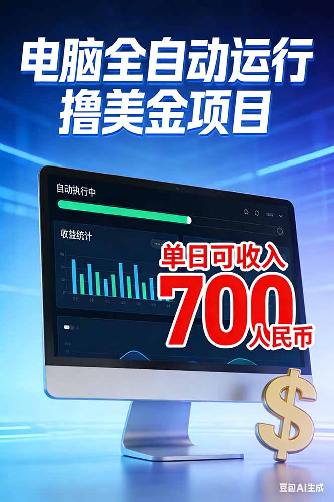 (17169期)2026年电脑全自动赚美金项目,单电脑日收益700+ (17169期)2026年电脑全自动赚美金项目,单电脑日收益700+