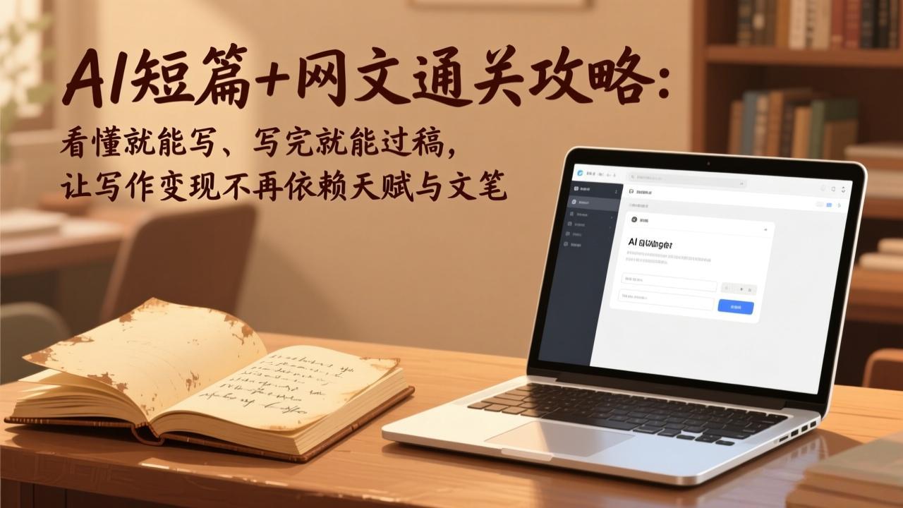 (17515期)AI短篇+网文通关攻略:看懂就能写、写完就能过稿,让写作变现不再依赖天赋与文笔 (17515期)AI短篇+网文通关攻略:看懂就能写、写完就能过稿,让写作变现不再依赖天赋与文笔